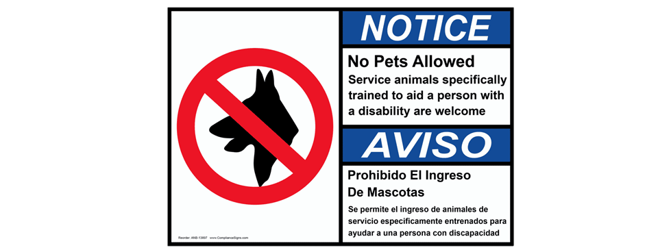 NO PETS ON AYSO FIELDS