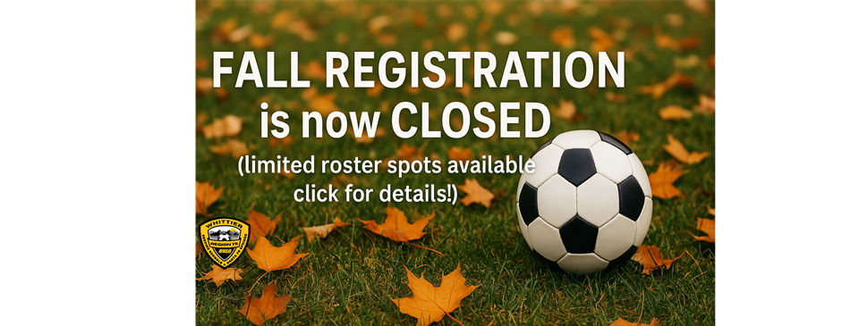 Fall Registration is now CLOSED!