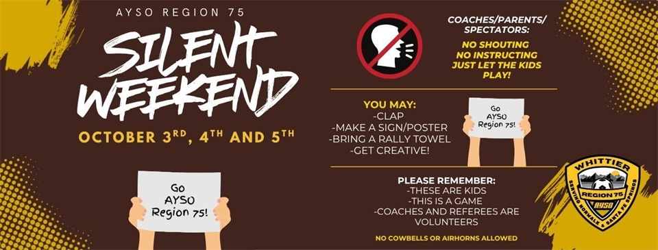Silent Weekend October 3rd-5th (Click Banner)