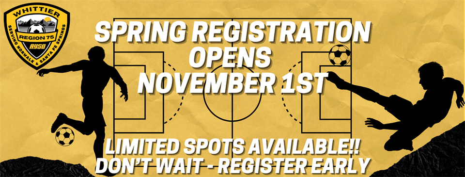 2026 Spring Registration (click banner)